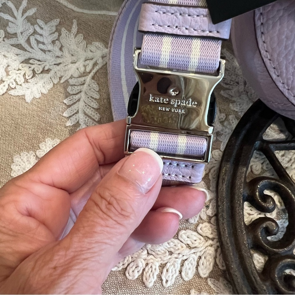 NWT Kate Spade Rosie Belt Bag in Violet Purple with Gold-Tone Hardware - Picture 13 of 14